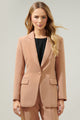 Rica Suave Fitted Notch Lapel Blazer