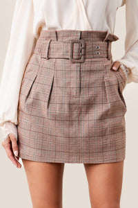 Fae Plaid Mini Skirt