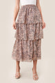 Rhiannon Tiered Lace Midi Skirt