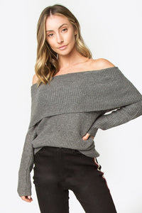 Allegra Off The Shoulder Sweater