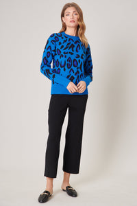 Charmed Leopard Print Sweater