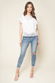 Melting For You Short Sleeve Lace Top