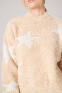 Starry Eyed Eyelash Sweater
