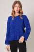 Foster Cable Knit Chenille Sweater