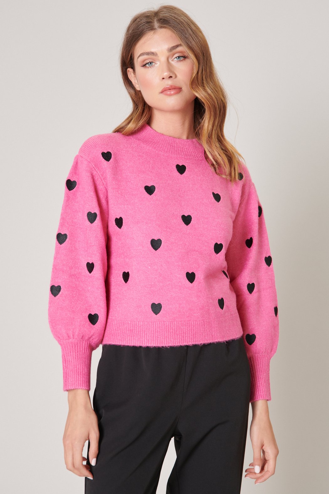 Cross My Heart Embroidered Sweater – Sugarlips