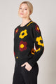 Gilly Floral Leg of Mutton Sweater