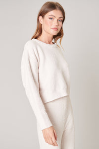 Cloud Nine Fuzzy Cropped Sweater