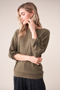 In The Mix Long Sleeve Knit Top