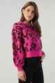Rocky Leopard Balloon Sleeve Sweater